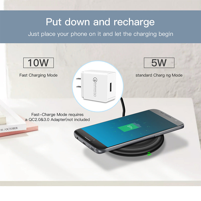 Wireless Phone Charger - Compatible with Apple, Suitable for Apple Mobile Phone Non-Slip Base