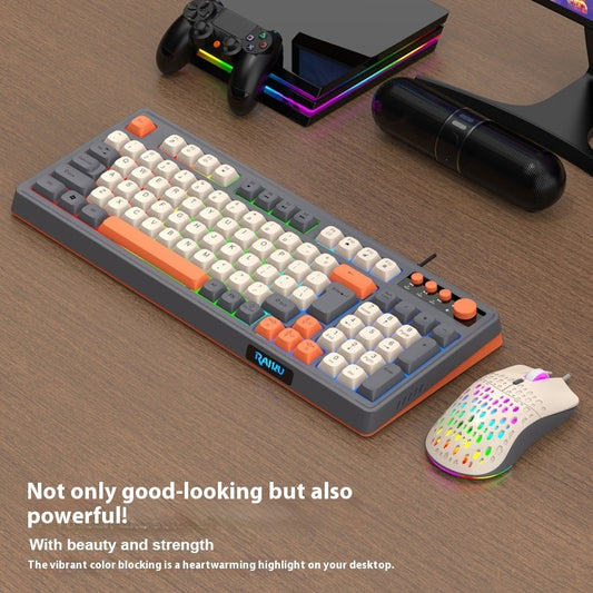 E-sports Games Keyboard And Mouse Set Mechanical Feeling