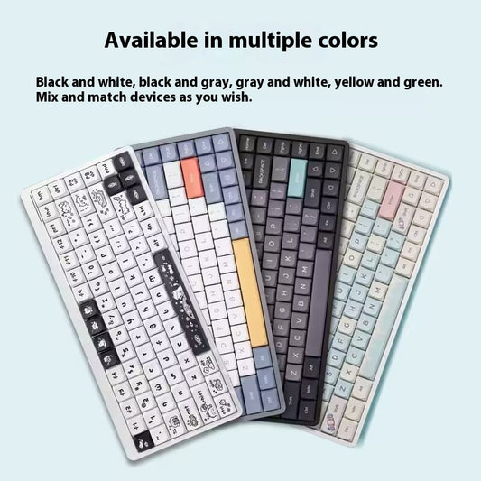 Short Mechanical Keyboard Wireless Bluetooth Office Computer Keyboard